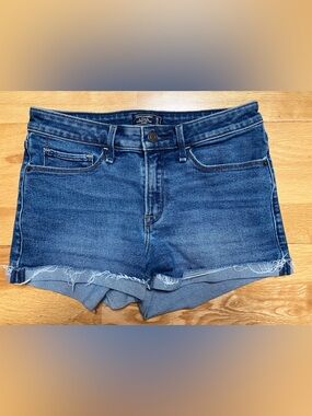 Abercrombie & Fitch Dark Blue Harper Low Rise Shorts